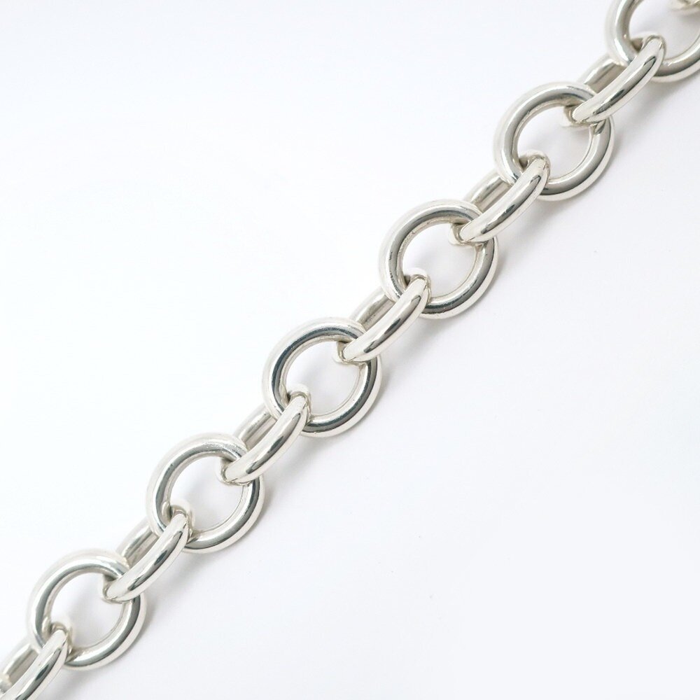 TIFFANY Authentic Silver Heart Charm Bracelet - Picture 4 of 7